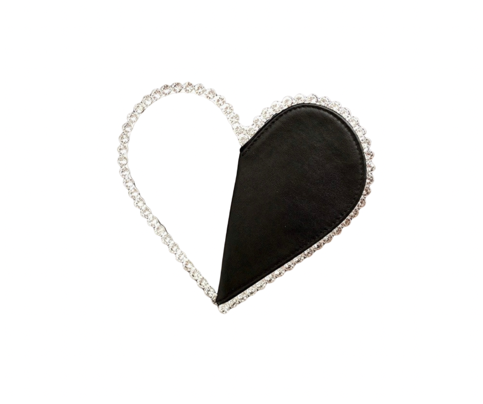 Heart Rhinestone Clutch